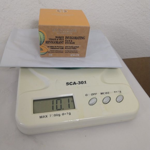 L'OCCITANE Invigorating Face & Eye Mask 2.7 oz / 75 ml NIB - Picture 8 of 8